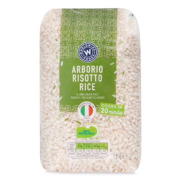 Worldwide Foods Arborio Risotto Rice 1kg